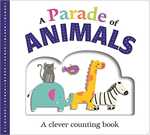 Picture Fit Board Books: A Parade of Animals (Large): A Counting Book – Illustrated - Krazy Caterpillar 