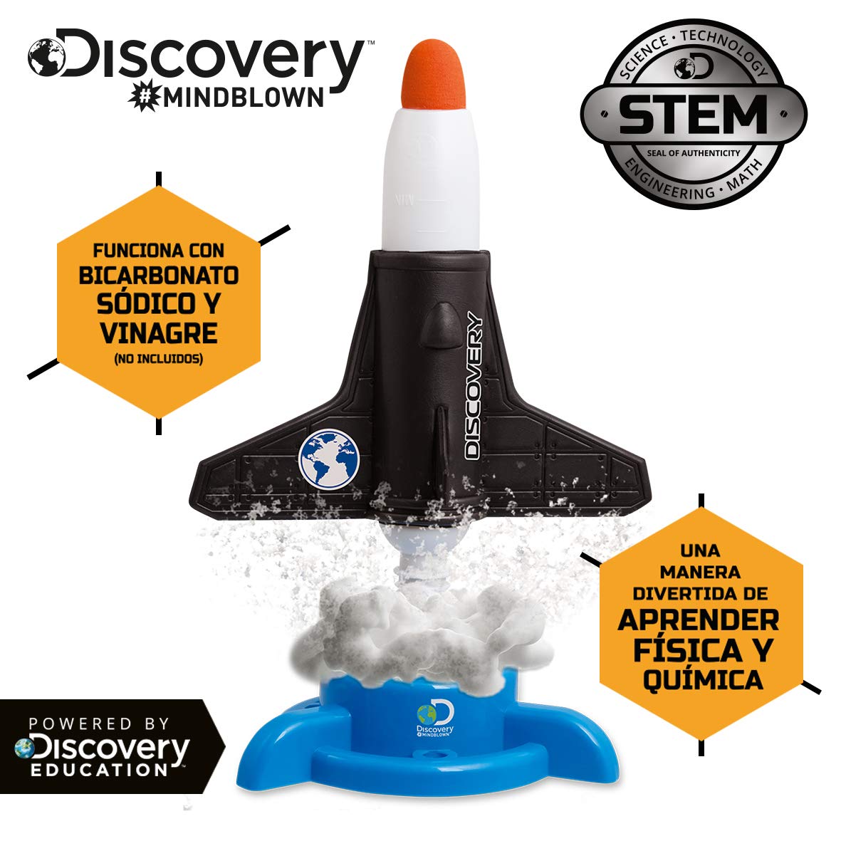 Mindblown Rocket Launcher STEM Educational Science Experiment Kit | Discovery