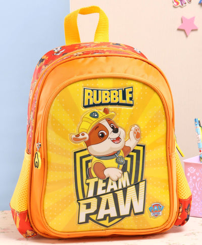 PAW Patrol Team PAW- Rubble School Bag- Backpack (12 Inch) | Simba