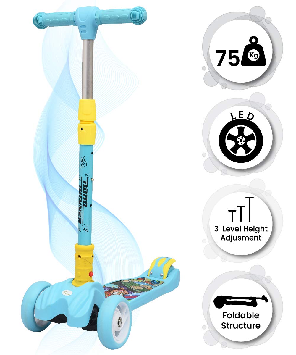 Road Runner Scooter for Kids - The Smart Kick Scooter for Kids (Blue) | R for Rabbit