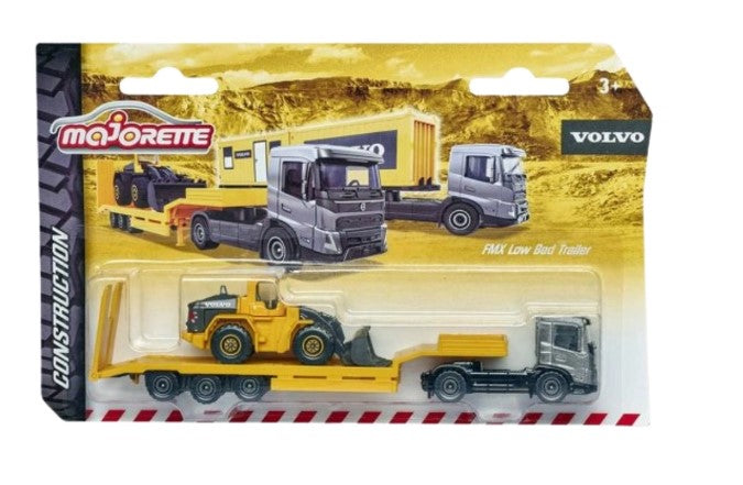 Volvo Construction- FMX Low Bed Trailer | Majorette