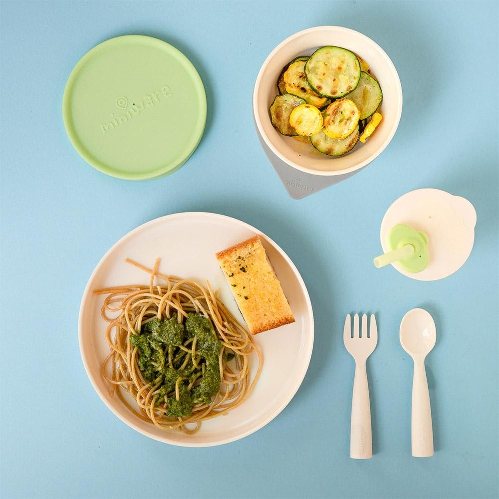 Little Foodie Feeding Set - Vanilla Green | Miniware