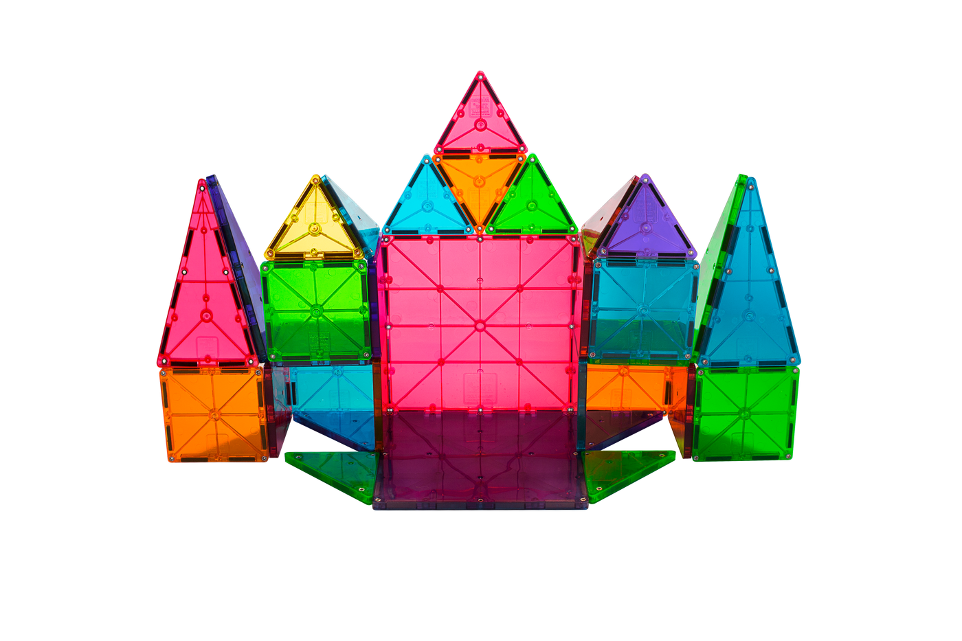 Clear Colors 32-Piece Set | Magna-Tiles®