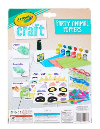 Craft Animal Party Poppers - Craft Kit | Crayola