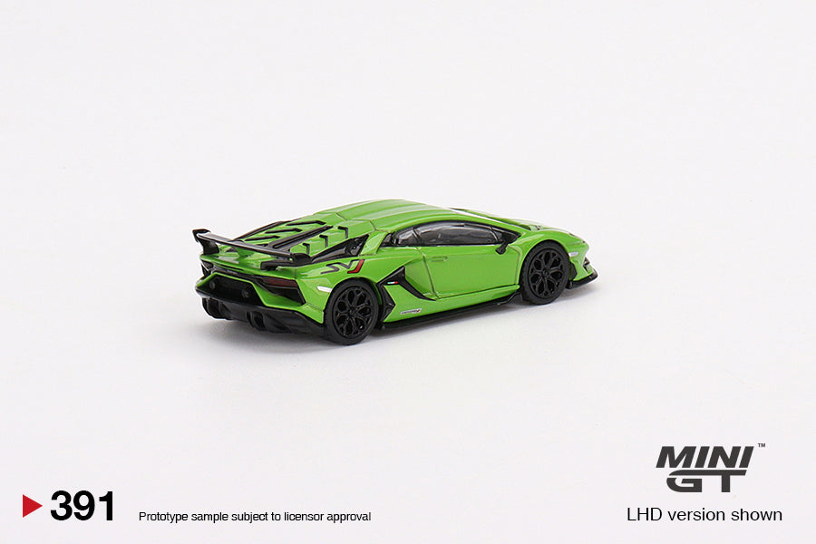 Lamborghini Aventador SVJ Verde Mantis - Scale 1:64 | Mini GT