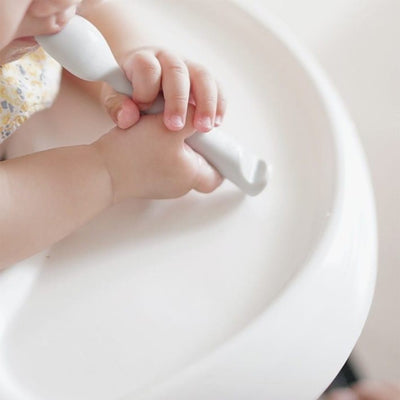 Training Spoon Set - Grey Pink | Miniware by Miniware, Taiwan Baby Care