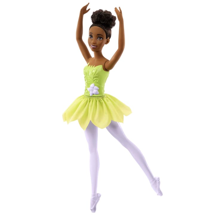 Disney Princess Toys, Ballerina Tiana Doll - Green | Barbie