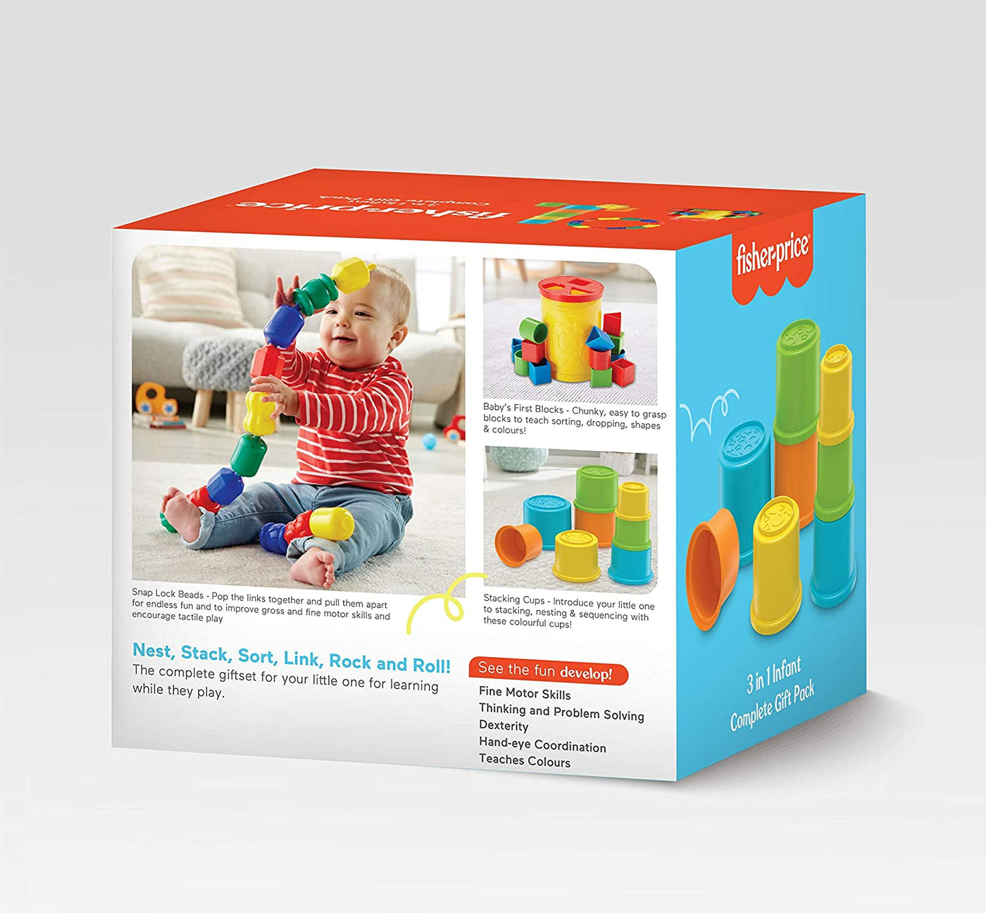 3-in-1 Infant Complete Gift Pack | Fisher Price