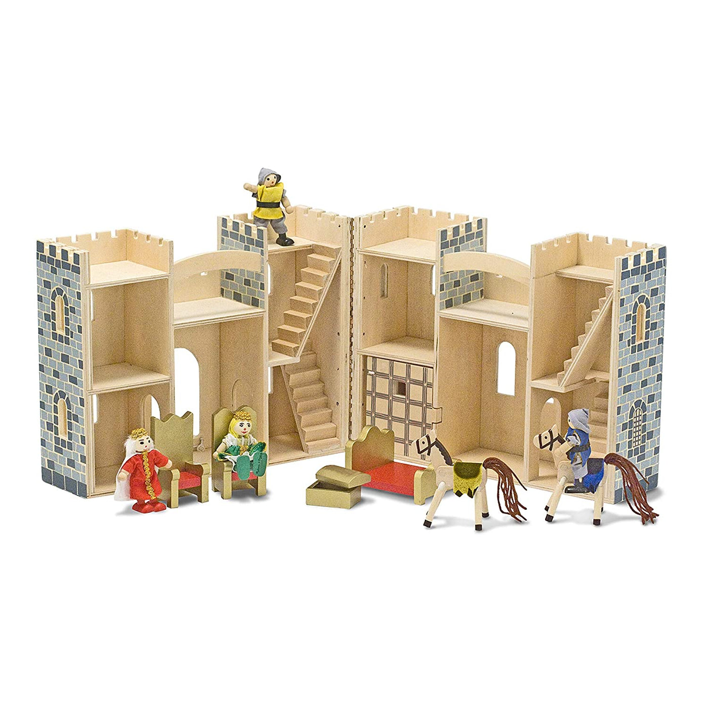 Fold & Go Wooden Castle | Melissa & Doug