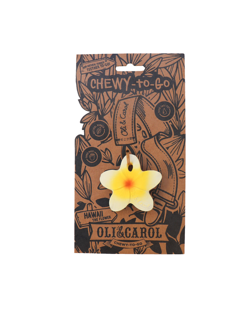 Hawaii The Flower Chewy Teether | Oli & Carol