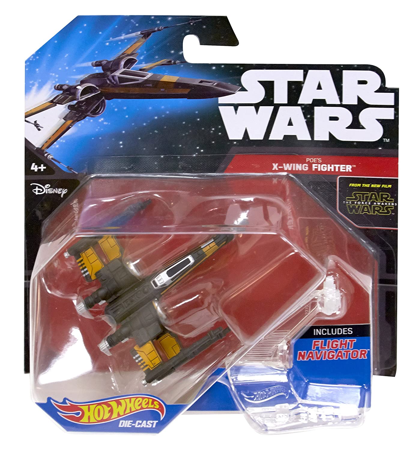 Star Wars The Force Awakens  Poe's X Wing Fighter | Hot Wheels