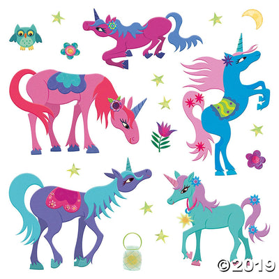 Reusable Sticker Tote - Magical Unicorns