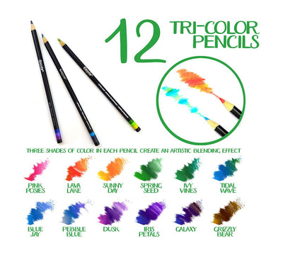 Signature Tri-Colour Pencils - 12 Count | Crayola