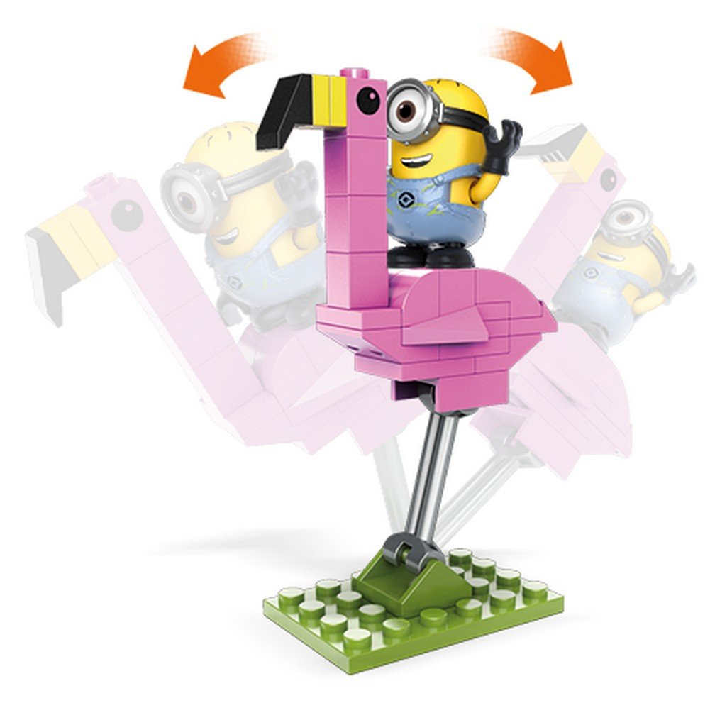 Despicable Me Flamingo Joyride - Minion Made | Mega Construx- Mattel Toys