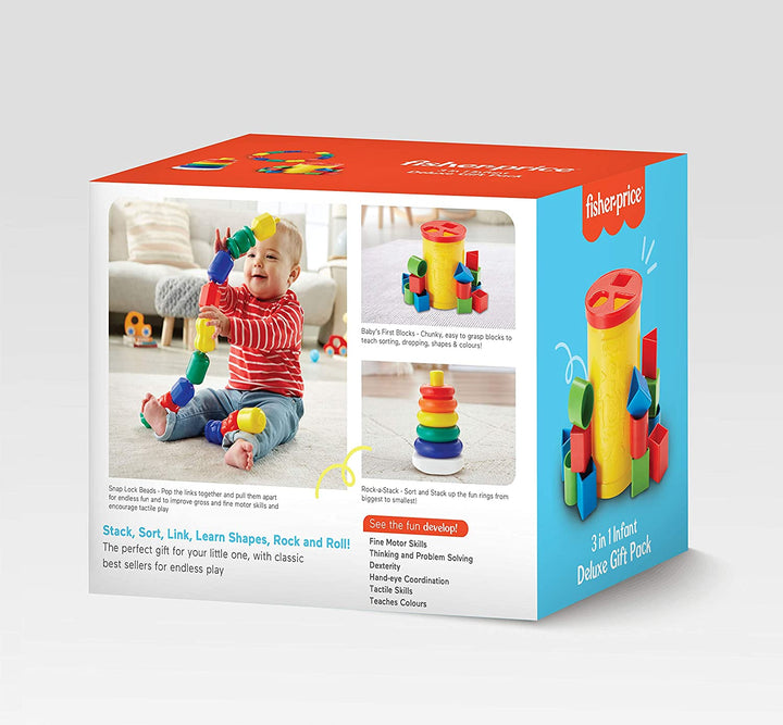 3-in-1 Infant Deluxe Gift Pack Fisher Price – Krazy Caterpillar