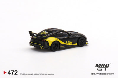 Toyota GR Supra LB-Works Matte Black - Scale: 1:64 | Mini GT