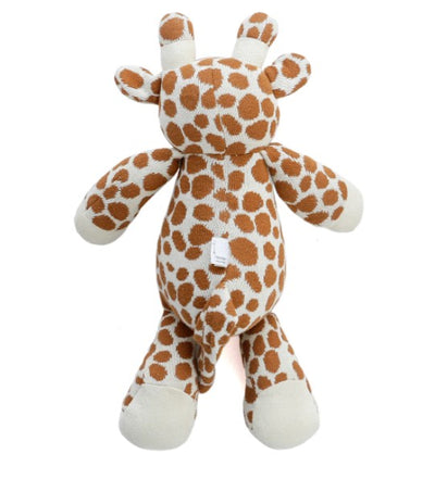 Tall Giraffe: Soft Toy For Kids - Cashew Rust & Ivory | Pluchi