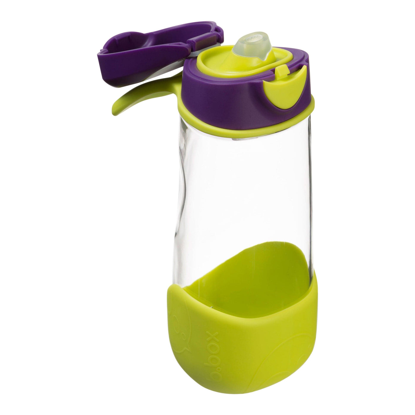 Tritan Sport Spout Drink Bottle 450ml – Passion Splash Purple Green | b.box by B.Box Baby Care