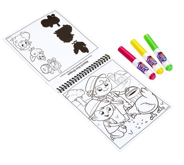 On The Farm: Colour & Erase Reusable Activity Pad | Crayola