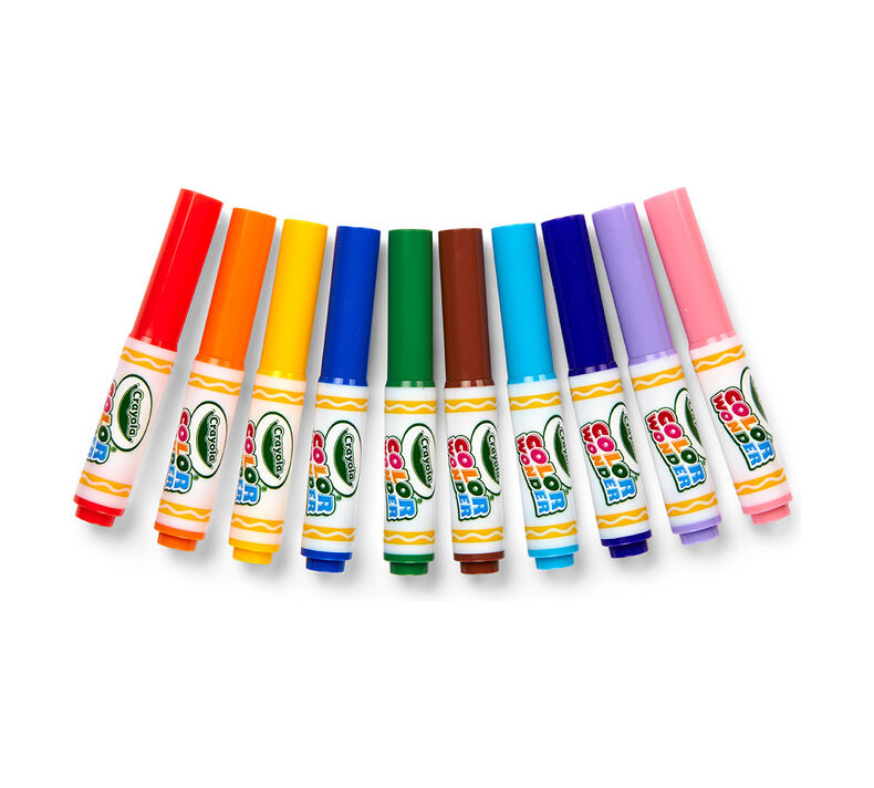Color Wonder Mess Free: Classic Markers - 10 Count | Crayola