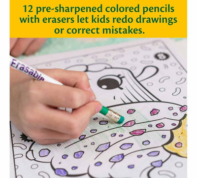 Erasable Colored Pencils, 12 Count | Crayola