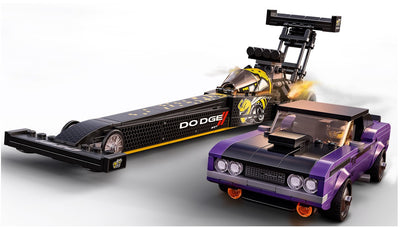 LEGO® Speed Champions #76904: 1970 Mopar Dodge//SRT Top Fuel dragster and Dodge Challenger T/A