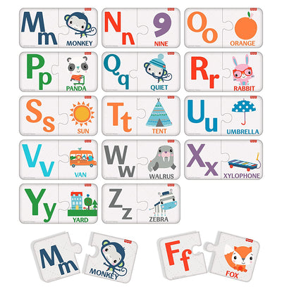 Fun with Alphabets: 2 Pieces Puzzle | Fisher Price