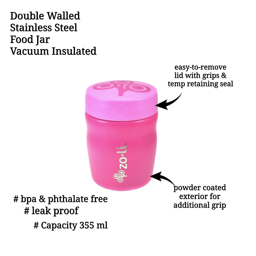 Insulated: Food Jar - Pink | ZoLi