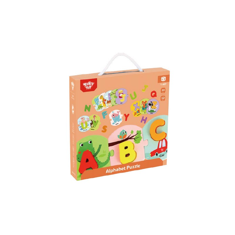 Alphabet Puzzle (52 PCS) | Tooky Toy