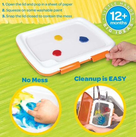 Spectacular Easy Clean Finger Paint Station Scene in 4K Spectacular Easy Clean Finger Paint Station Scene in 4K