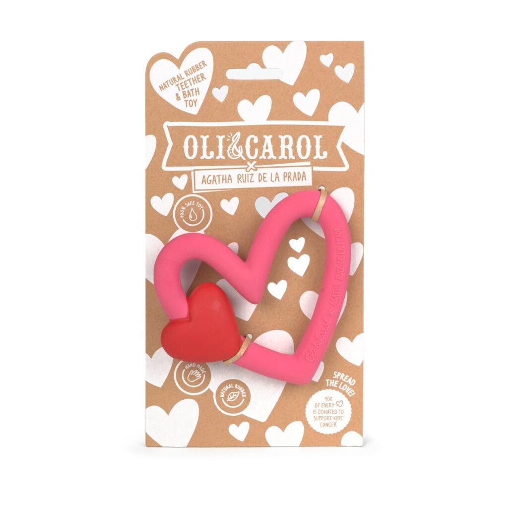 X ARP The Heart Teether | Oli &Carol