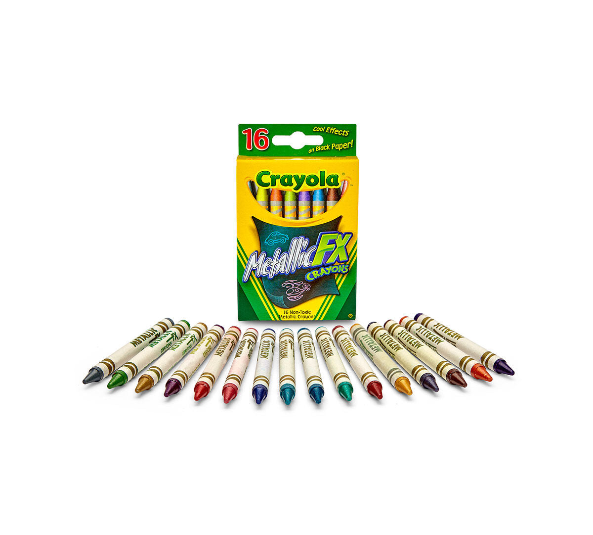 Metallic FX Crayons, 16 Count | Crayola