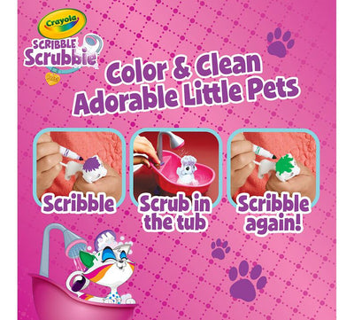 Scribble Scrubbie Pets Scrub Tub Playset | Crayola