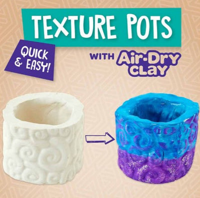 Craft Texture Pots - Craft Kit | Crayola