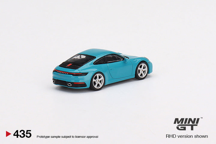 Porsche 911 (992) Carrera S - Miami Blue 1:64 | Mini GT – Krazy