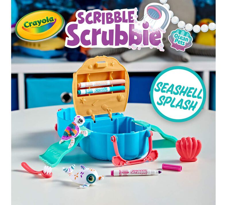 Scribble Scrubbie: Seashell Splash Playset | Crayola