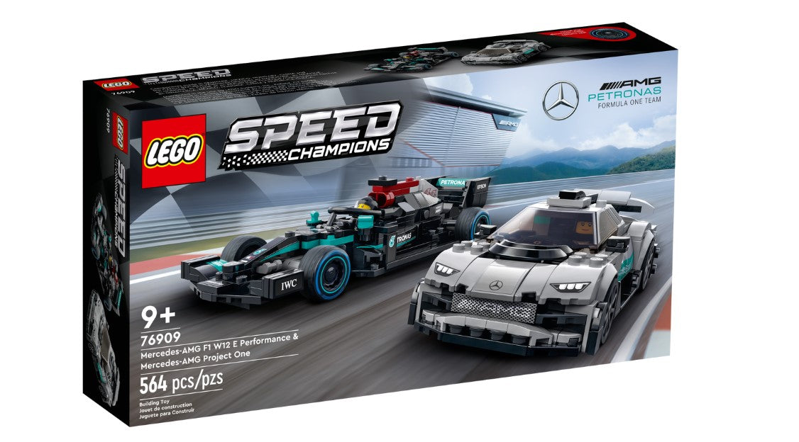 LEGO® Speed Champions #76909: Mercedes-AMG F1 W12 E Performance & Mercedes-AMG Project One