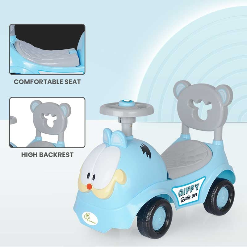 Giffy Ride On Car (Blue) | R For Rabbit