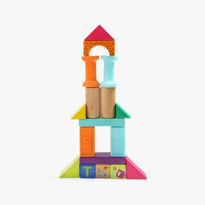 Animal Squeeze And Wooden Blocks | Top Bright