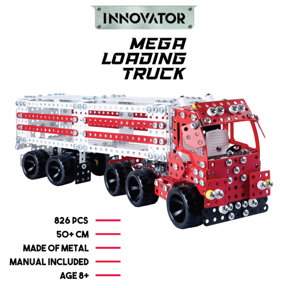 Mega Loading Innovator: Mega Loading Truck - 826 PCS | Kipa Gaming – Krazy Caterpillar