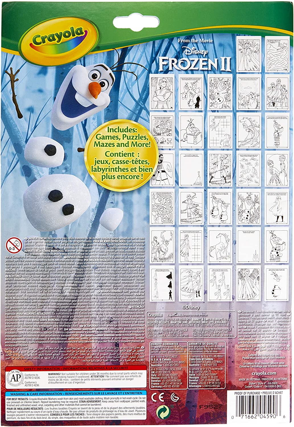 Disney Frozen 2: Colouring & Activity Pad | Crayola