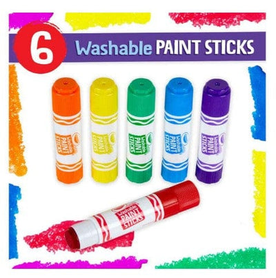 Washable Paint Sticks - 6 Count | Crayola by Crayola, USA Art & Craft