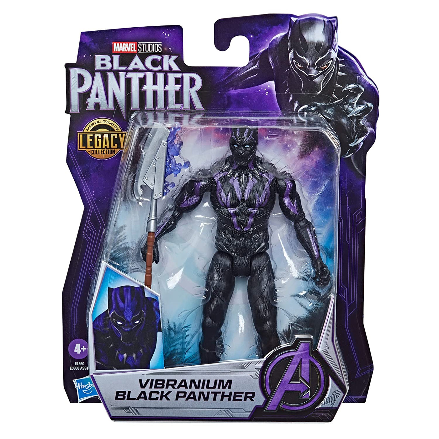 Marvel Black Panther Studio Legacy Collection: Vibranuim Black Panther 6 Inch | Hasbro