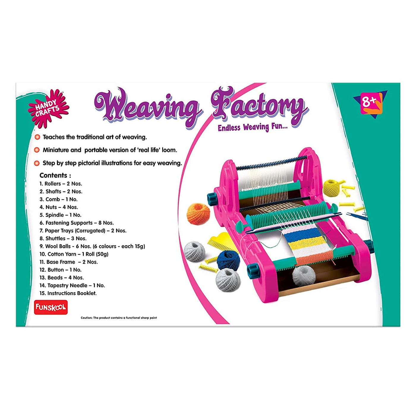 Weaving Factory: Endless Weaving Fun - Handy Craft | Funskool by Funskool, India Art & Craft