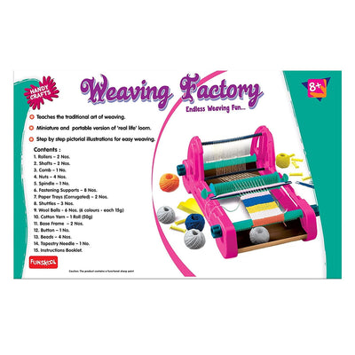 Weaving Factory: Endless Weaving Fun - Handy Craft | Funskool by Funskool, India Art & Craft