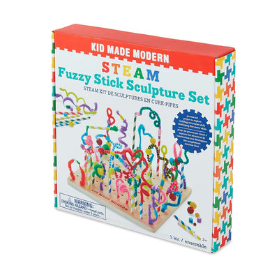 STEAM Fuzzy Stick Sculpture Set | Kid Made Modern