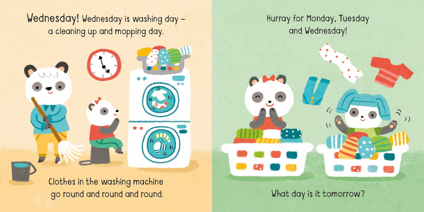 Days Of The Week - Little Board Book | Usborne Books