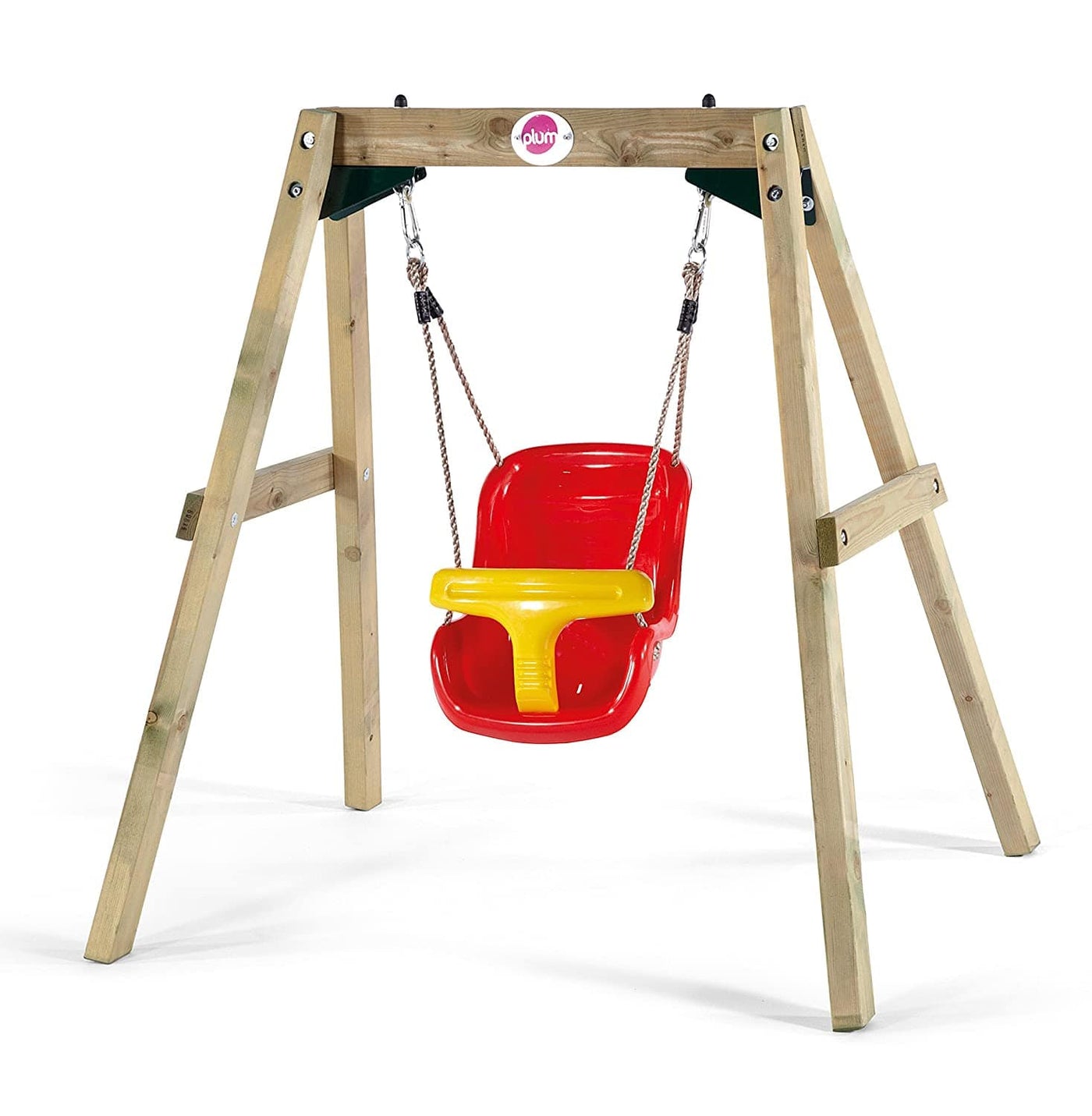 Wooden Baby Swing Set | Plum® by Plum, UK Indoor & Outdoor Play Equipments
