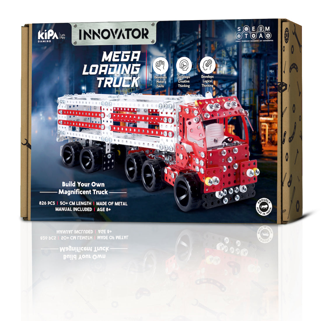 Mega Loading Innovator: Mega Loading Truck - 826 PCS | Kipa Gaming – Krazy Caterpillar