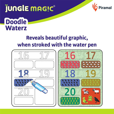 Numbers: Doodle Waterz - Reusable | Jungle Magic